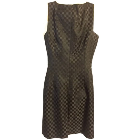 J S Boutique Black Cocktail Evening Sheath Dress & Matching Jacket Size 10 - Picture 4 of 11